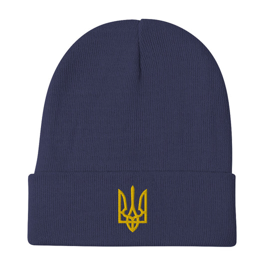 Ukraine Tryzub Beanie